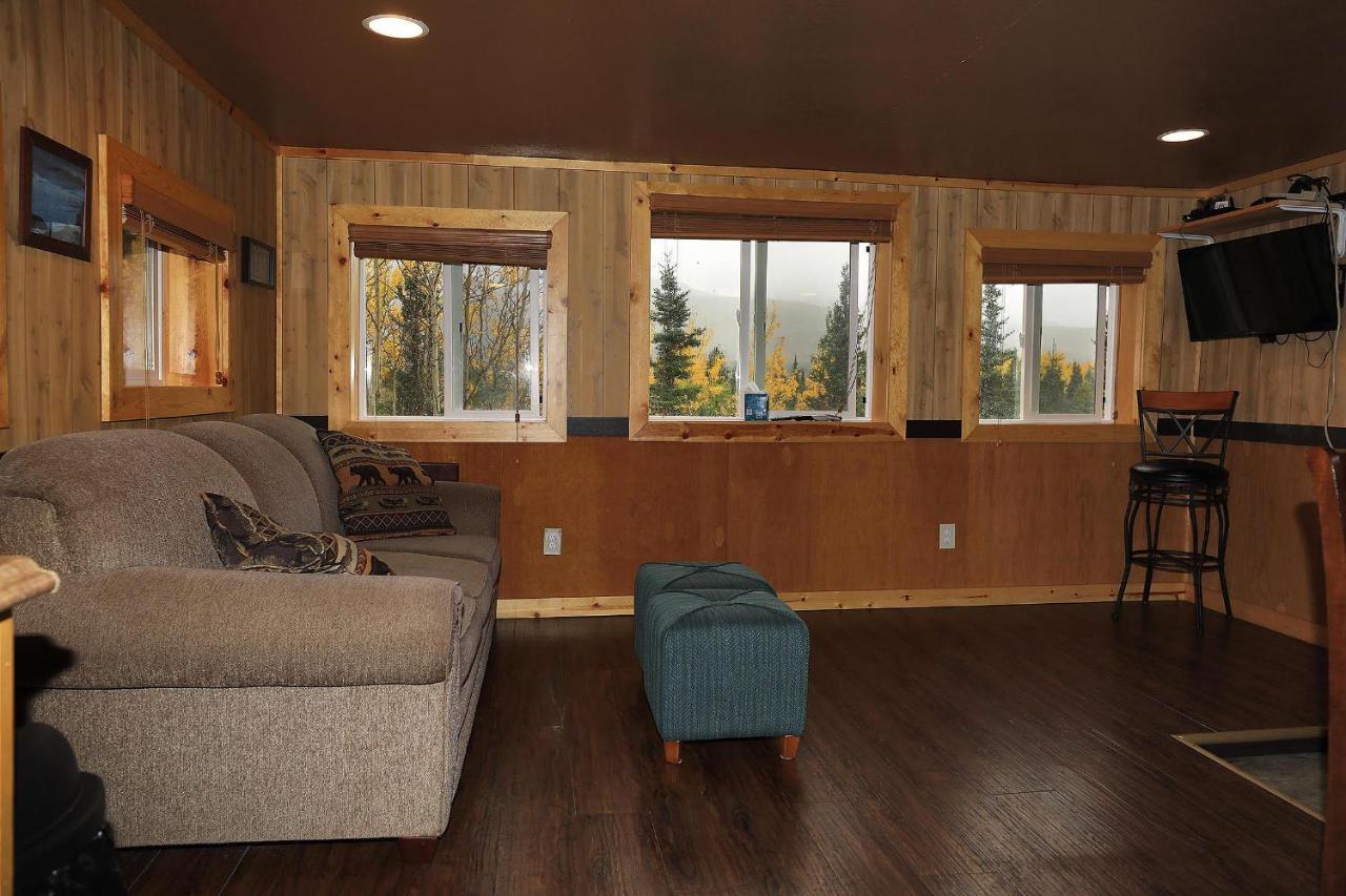 Denali Park View Family Log Cabin Exterior photo